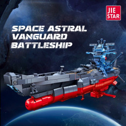 JIESTAR 58278 Space Astral Vanguard Battleship Xếp hình lắp ráp ghép mô hình Chiến hạm không gian Yamato 1:500