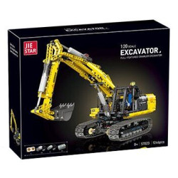 JIESTAR 57023 Xếp hình lắp ráp ghép mô hình Máy xúc điện bánh xích đầy đủ chức năng 1:20