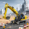 JIESTAR 57023 Xếp hình lắp ráp ghép mô hình Máy xúc điện bánh xích đầy đủ chức năng 1:20