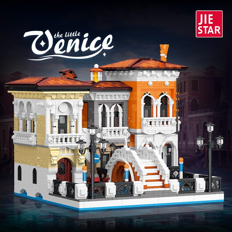 JIESTAR 57025 The Little Venice Xếp hình lắp ráp ghép mô hình Venice nhỏ