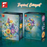 Free Tribe 11031 Tropical Bouquet Xếp hình lắp ráp ghép mô hình Bộ sưu tập hoa Hoshino Bó hoa vĩnh cửu