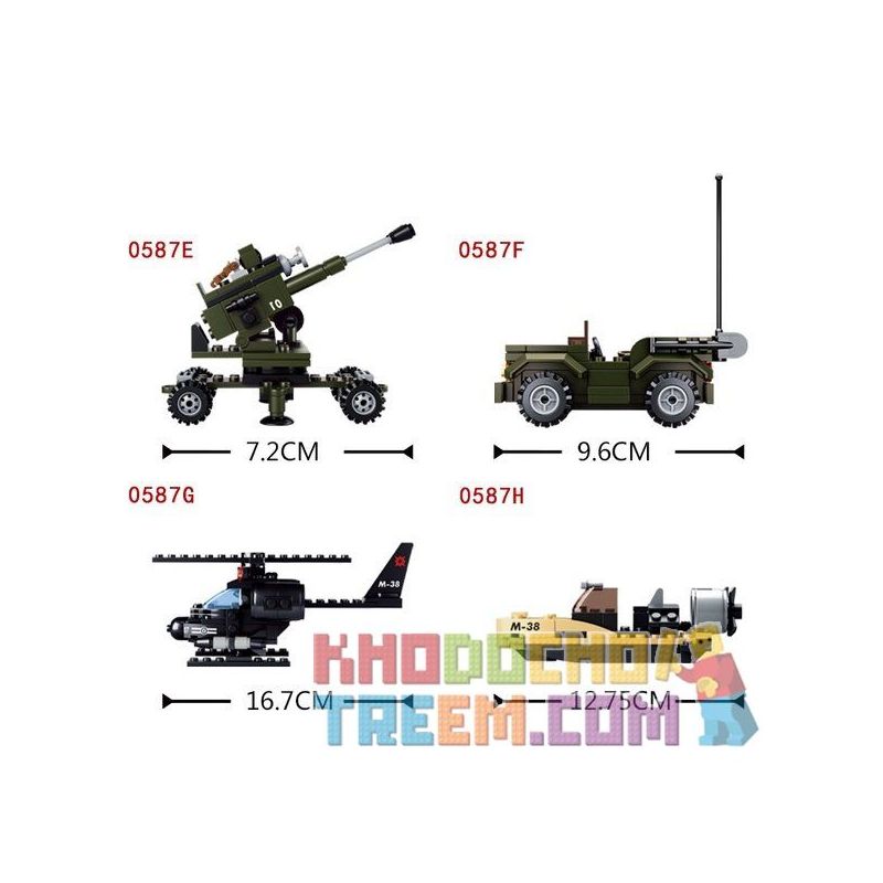 SLUBAN M38-B0588 B0588 0588 M38B0588 38-B0588 M38-B0587 B0587 0587 M38B0587 38-B0587 non  XE TĂNG THIẾT GIÁP 8 TRONG 1 bộ đồ chơi xếp lắp ráp ghép mô hình Military Army Quân Sự Bộ Đội 928 khối