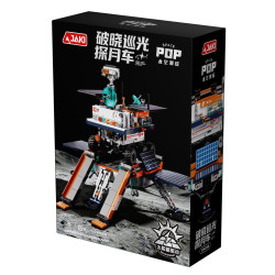 JAKI CK030 Xếp hình lắp ráp ghép mô hình 2 loại phương tiện thám hiểm mặt trăng: Phương tiện thám hiểm mặt trăng bình minh·Tuần tra, Phương tiện thám hiểm mặt trăng mạ vàng·Chuyển động nhẹ