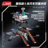 JAKI CK030 Xếp hình lắp ráp ghép mô hình 2 loại phương tiện thám hiểm mặt trăng: Phương tiện thám hiểm mặt trăng bình minh·Tuần tra, Phương tiện thám hiểm mặt trăng mạ vàng·Chuyển động nhẹ