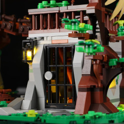 Lumibricks FunWhole 12015 Forest Outpost Xếp hình lắp ráp ghép mô hình tiền đồn rừng