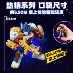 BLOKEES 71407 Xếp hình lắp ráp ghép mô hình Transformers Star Edition Tập 7 Hộp mù Beast Wars