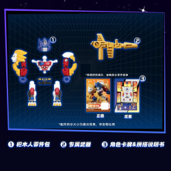 BLOKEES 71407 Xếp hình lắp ráp ghép mô hình Transformers Star Edition Tập 7 Hộp mù Beast Wars