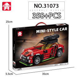 Le Yi 31073 MINI STYLE CAR Xếp hình lắp ráp ghép mô hình toa xe ga MINI