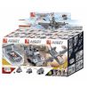 SLUBAN M38 non  TÀU SÂN BAY 9 TRONG 1 bộ đồ chơi xếp lắp ráp ghép mô hình Military Army Quân Sự Bộ Đội 1004 khối