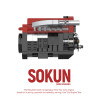 Pibo PB8869B Sokun Mini Engine Xếp hình lắp ráp ghép mô hình Động cơ nhỏ 4G63