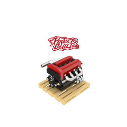Pibo PB8869B Sokun Mini Engine Xếp hình lắp ráp ghép mô hình Động cơ nhỏ 4G63