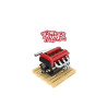 Pibo PB8869B Sokun Mini Engine Xếp hình lắp ráp ghép mô hình Động cơ nhỏ 4G63