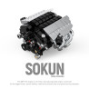 Pibo PB8869C Sokun Mini Engine Xếp hình lắp ráp ghép mô hình Động cơ nhỏ DB9V12