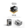 Pibo PB8869C Sokun Mini Engine Xếp hình lắp ráp ghép mô hình Động cơ nhỏ DB9V12