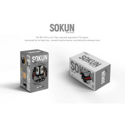 Pibo PB8869D Sokun Mini Engine Xếp hình lắp ráp ghép mô hình Động cơ nhỏ R8V10