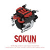 Pibo PB8869E Sokun Mini Engine Xếp hình lắp ráp ghép mô hình Động cơ nhỏ R35VR38