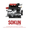 Pibo PB8869E Sokun Mini Engine Xếp hình lắp ráp ghép mô hình Động cơ nhỏ R35VR38