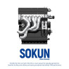 Pibo PB8869F Sokun Mini Engine Xếp hình lắp ráp ghép mô hình Động cơ nhỏ M3 S50