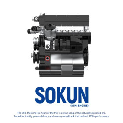 Pibo PB8869F Sokun Mini Engine Xếp hình lắp ráp ghép mô hình Động cơ nhỏ M3 S50