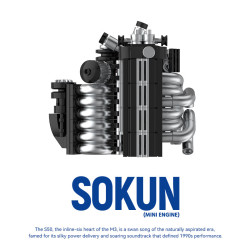 Pibo PB8869F Sokun Mini Engine Xếp hình lắp ráp ghép mô hình Động cơ nhỏ M3 S50