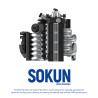 Pibo PB8869F Sokun Mini Engine Xếp hình lắp ráp ghép mô hình Động cơ nhỏ M3 S50
