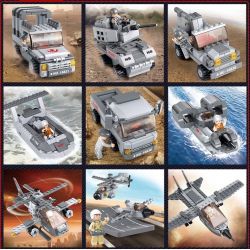 SLUBAN M38 non  TÀU SÂN BAY 9 TRONG 1 bộ đồ chơi xếp lắp ráp ghép mô hình Military Army Quân Sự Bộ Đội 1004 khối