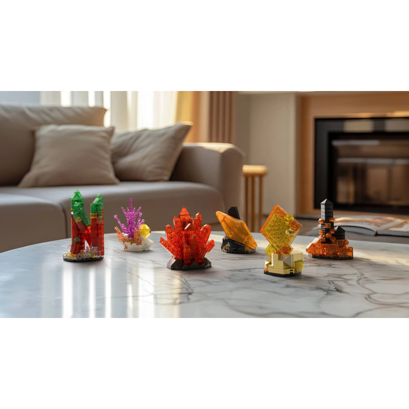 Nifeliz NF10366 Geology Rock Mineral Collection Xếp hình lắp ráp ghép mô hình Bộ sưu tập quặng