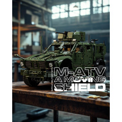 Nifeliz NF10341 M-ATV Military Car Xếp hình lắp ráp ghép mô hình Xe quân sự M-ATV