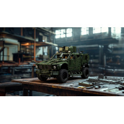 Nifeliz NF10341 M-ATV Military Car Xếp hình lắp ráp ghép mô hình Xe quân sự M-ATV