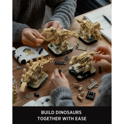 Nifeliz NF10360 Mini Dinosaur Fossils Xếp hình lắp ráp ghép mô hình Hóa thạch khủng long mini