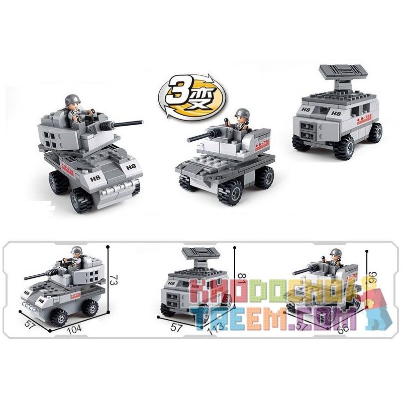 SLUBAN M38 non  TÀU SÂN BAY 9 TRONG 1 bộ đồ chơi xếp lắp ráp ghép mô hình Military Army Quân Sự Bộ Đội 1004 khối