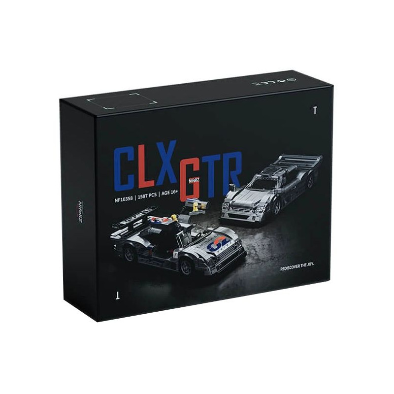 Nifeliz NF10358 CLX GTR Xếp hình lắp ráp ghép mô hình Xe thể thao Mercedes Benz CLK-GTR