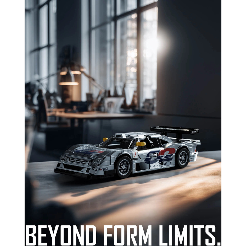 Nifeliz NF10358 CLX GTR Xếp hình lắp ráp ghép mô hình Xe thể thao Mercedes Benz CLK-GTR