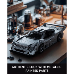 Nifeliz NF10358 CLX GTR Xếp hình lắp ráp ghép mô hình Xe thể thao Mercedes Benz CLK-GTR