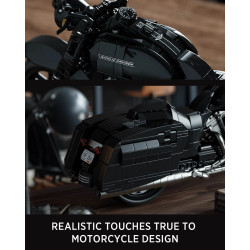Nifeliz NF10356 R-King Motorcycle Xếp hình lắp ráp ghép mô hình xe máy R-King