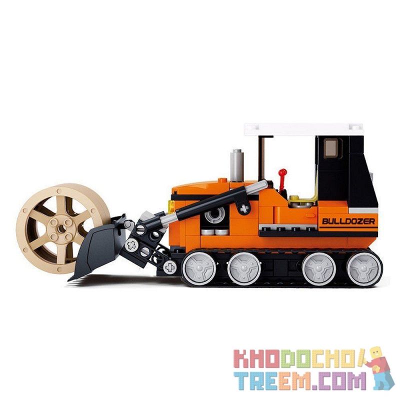 SLUBAN M38-B0558 B0558 0558 M38B0558 38-B0558 Xếp hình kiểu  CITY Harvester Máy Cuốn Cỏ 165 khối