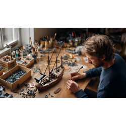 Nifeliz NF10352 Nina Sailing Ship Xếp hình lắp ráp ghép mô hình Thuyền buồm Columbus Nina