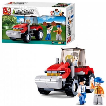 SLUBAN M38-B0556 B0556 0556 M38B0556 38-B0556 Xếp hình kiểu  CITY Tractor Máy Cày 102 khối