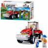 SLUBAN M38-B0556 B0556 0556 M38B0556 38-B0556 Xếp hình kiểu  CITY Tractor Máy Cày 102 khối