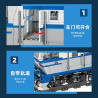 JIESTAR JJ9259 Xếp hình lắp ráp ghép mô hình Đầu máy diesel TEP70