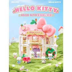 AREA-X AB0099 Hello Kitty Sweet Dreams House Xếp hình lắp ráp ghép mô hình Ngôi nhà thân yêu của gia đình HELLO KITTY