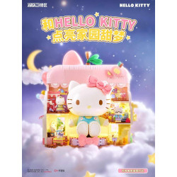AREA-X AB0099 Hello Kitty Sweet Dreams House Xếp hình lắp ráp ghép mô hình Ngôi nhà thân yêu của gia đình HELLO KITTY