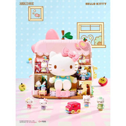 AREA-X AB0099 Hello Kitty Sweet Dreams House Xếp hình lắp ráp ghép mô hình Ngôi nhà thân yêu của gia đình HELLO KITTY