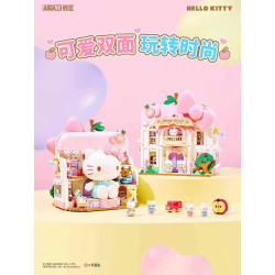 AREA-X AB0099 Hello Kitty Sweet Dreams House Xếp hình lắp ráp ghép mô hình Ngôi nhà thân yêu của gia đình HELLO KITTY
