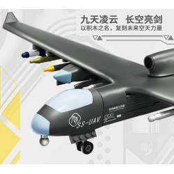 TOP TOY TC1231 SS-UAV Xếp hình lắp ráp ghép mô hình Vũ khí quan trọng nhất của cường quốc: Jiutian UAV