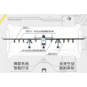 TOP TOY TC1231 SS-UAV Xếp hình lắp ráp ghép mô hình Vũ khí quan trọng nhất của cường quốc: Jiutian UAV
