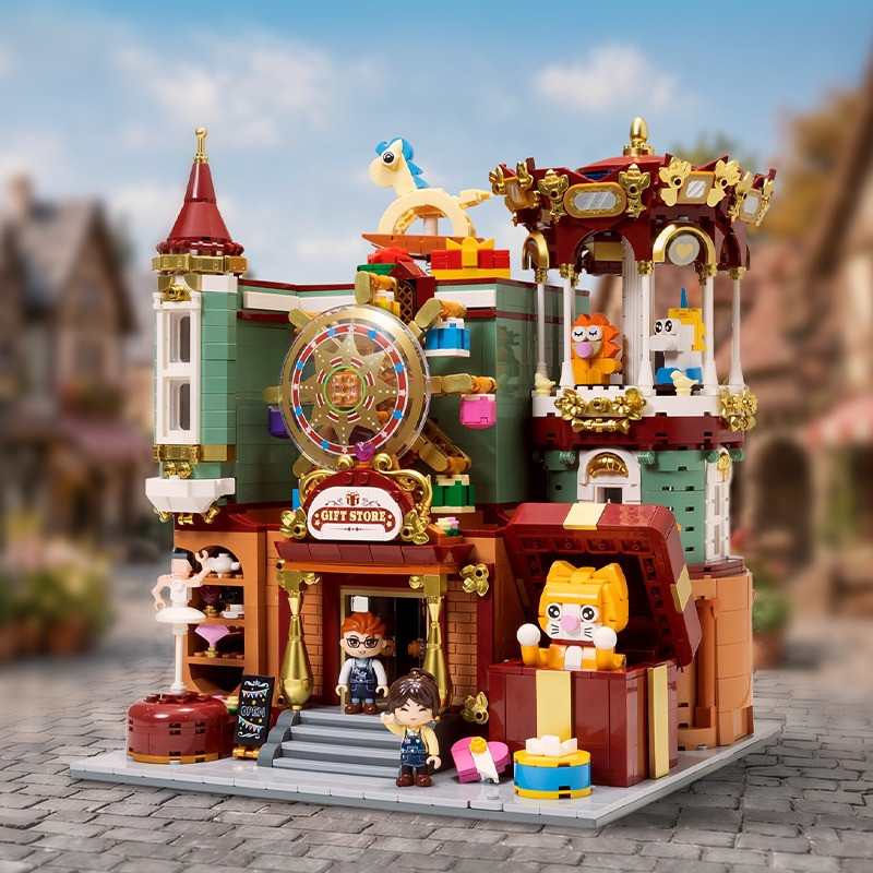Pantasy 85043 Gift Store Xếp hình lắp ráp ghép mô hình cửa hàng quà tặng
