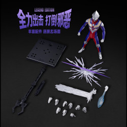 BLOKEES 73708 Xếp hình lắp ráp ghép mô hình Phiên bản huyền thoại Ultraman Tiga Composite Phiên bản kỷ niệm 30 năm