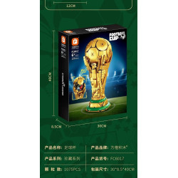 Forange FC6017 Football Cup Xếp hình lắp ráp ghép mô hình cúp bóng đá