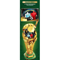 Forange FC6017 Football Cup Xếp hình lắp ráp ghép mô hình cúp bóng đá